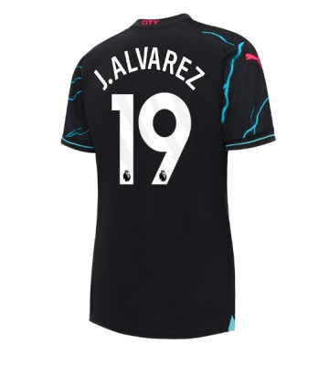 Manchester City Julian Alvarez #19 Tredje trøje Dame 2023-24 Kort ærmer